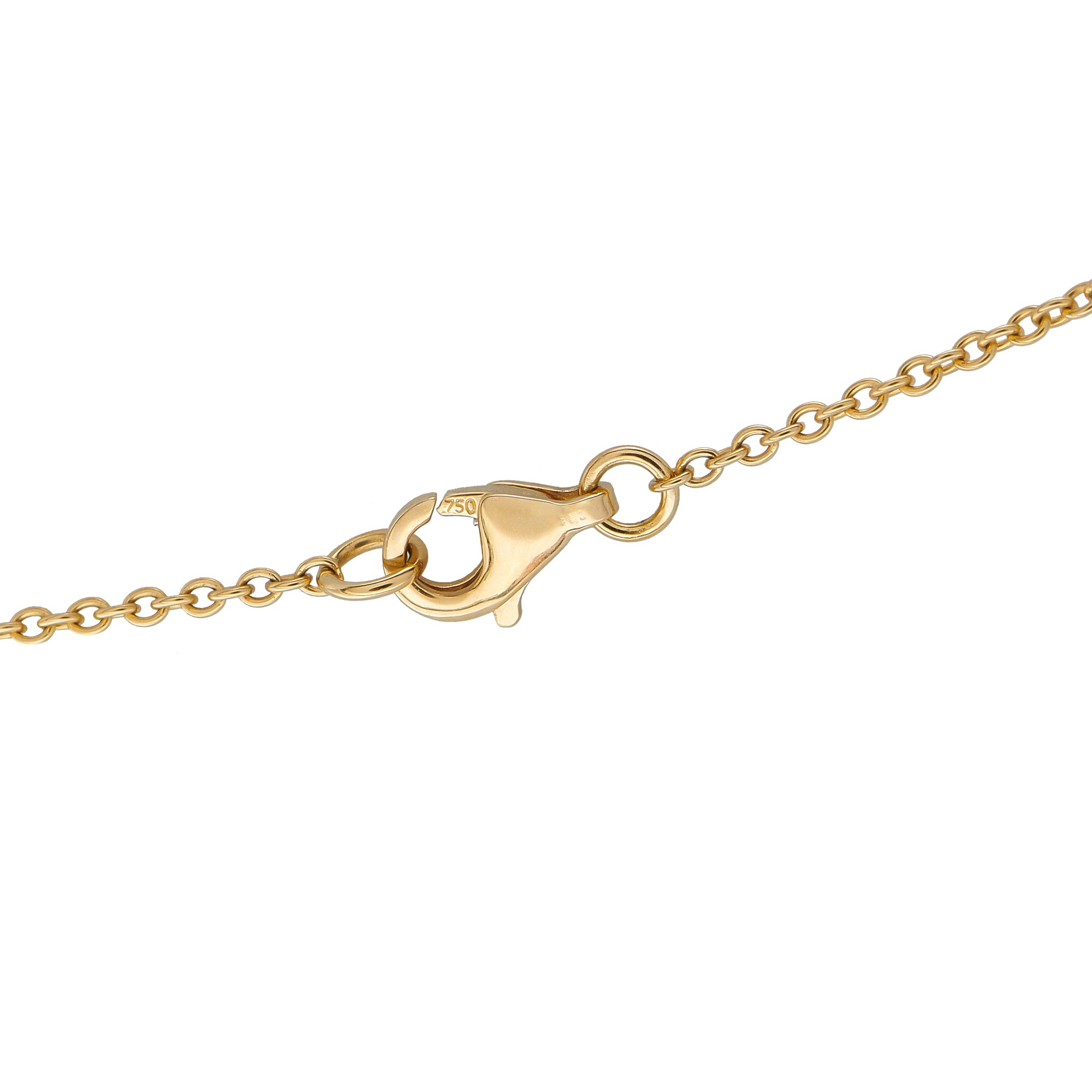 18K Yellow Gold 2.60ct Diamond Necklace