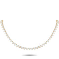 18K Yellow Gold 34.70ct Diamond Necklace