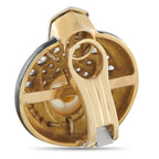 Exclusive 14K Yellow Gold 2.0ct Diamond and Enamel Pearl Clip-On Earrings