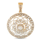 18K Yellow Gold 2.50ct Diamond Pendant