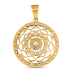18K Yellow Gold 2.50ct Diamond Pendant
