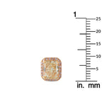 18K Yellow Gold 3.05ct Diamond and Pink Diamond Earrings