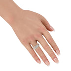 Exclusive 18K Yellow Gold 3.40ct Diamond Eternity Band Ring