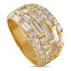 18K Yellow Gold 3.10ct Diamond Ring