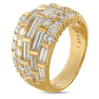 18K Yellow Gold 3.10ct Diamond Ring