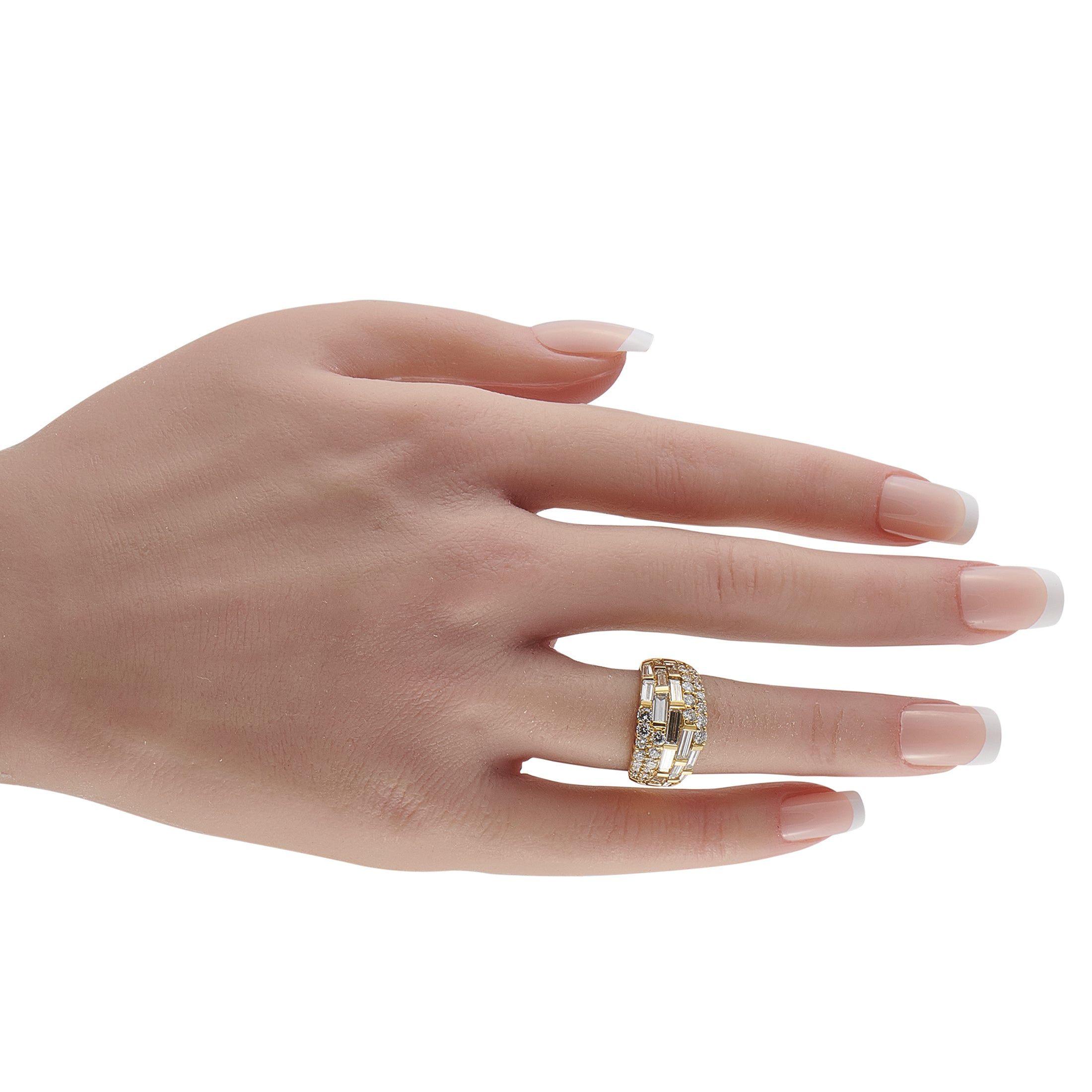 18K Yellow Gold 3.10ct Diamond Ring