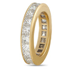 18K Yellow Gold 4.08ct Diamond Eternity Band