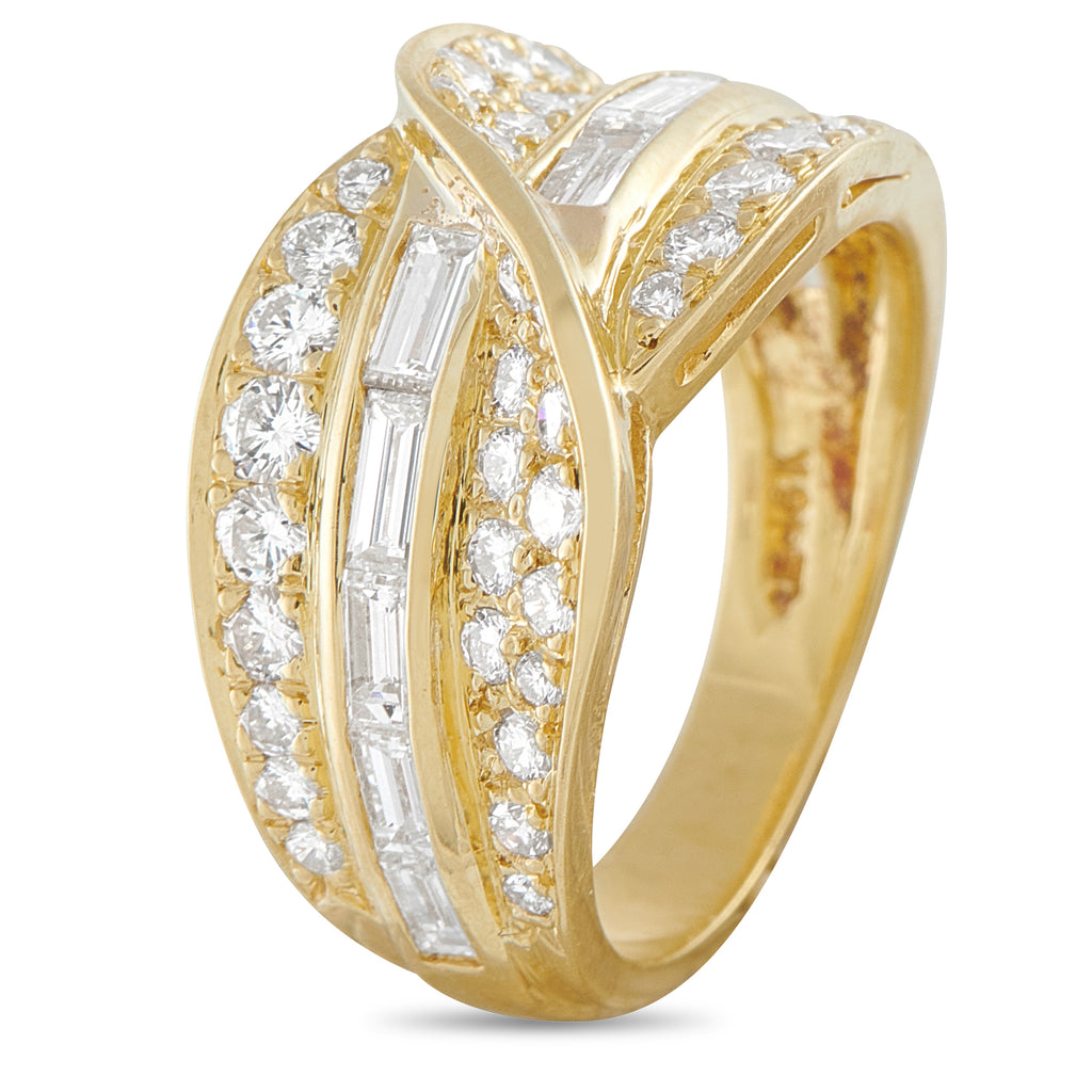 18K Yellow Gold 1.45ct Diamond Ring