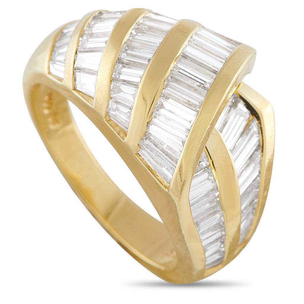 18K Yellow Gold 3.15ct Diamond Ring