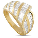 18K Yellow Gold 3.15ct Diamond Ring