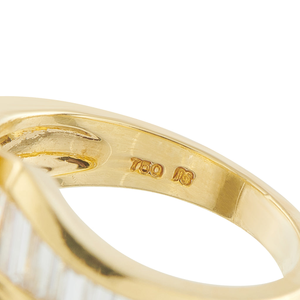 18K Yellow Gold 3.15ct Diamond Ring