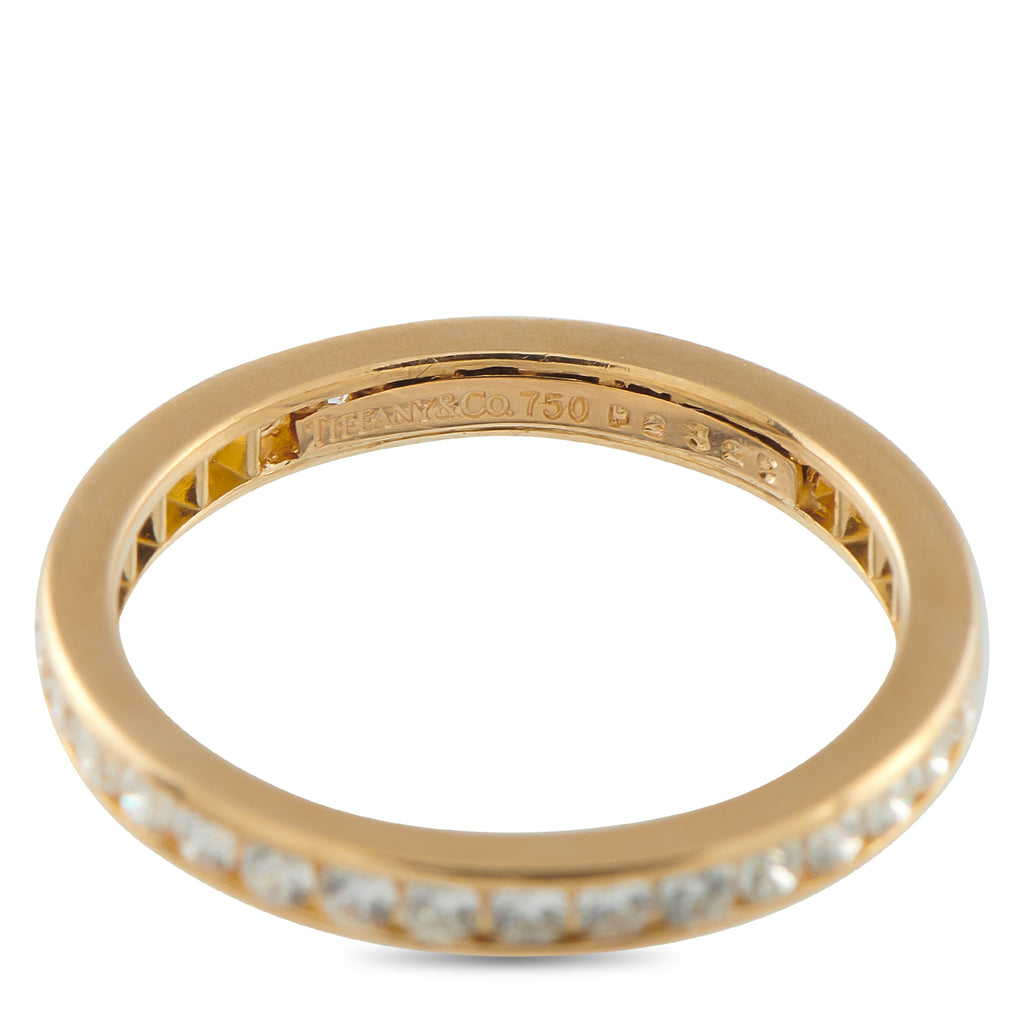 18K Yellow Gold 0.65ct Diamond Eternity Band