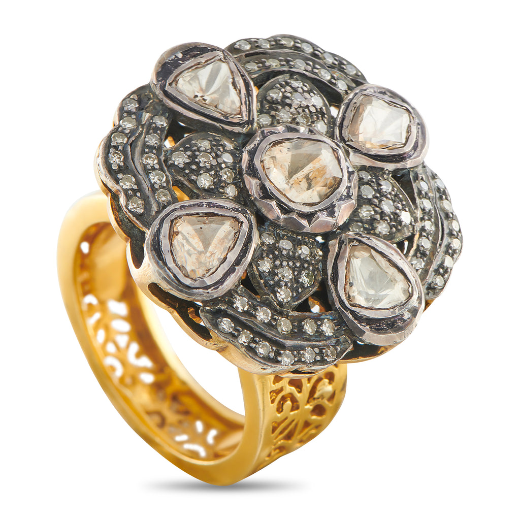 18K Yellow Gold 2.50ct Diamond Ring