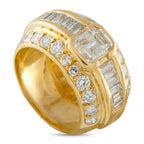 18K Yellow Gold 3.20ct Diamond Ring