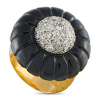 18K Yellow Gold 0.90ct Diamond Ring