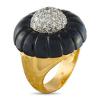 18K Yellow Gold 0.90ct Diamond Ring