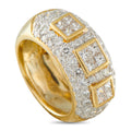 18K Yellow Gold 2.45ct Diamond Ring