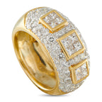 18K Yellow Gold 2.45ct Diamond Ring