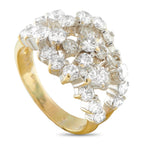 18K Yellow Gold 3.20ct Diamond Ring