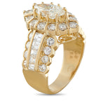 18K Yellow Gold 2.88ct Diamond Ring