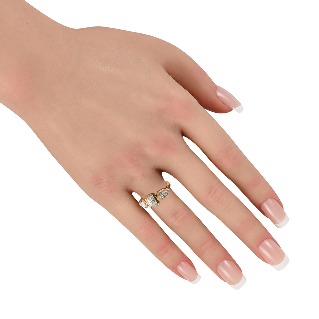 18K Yellow Gold 1.76ct Diamond Ring