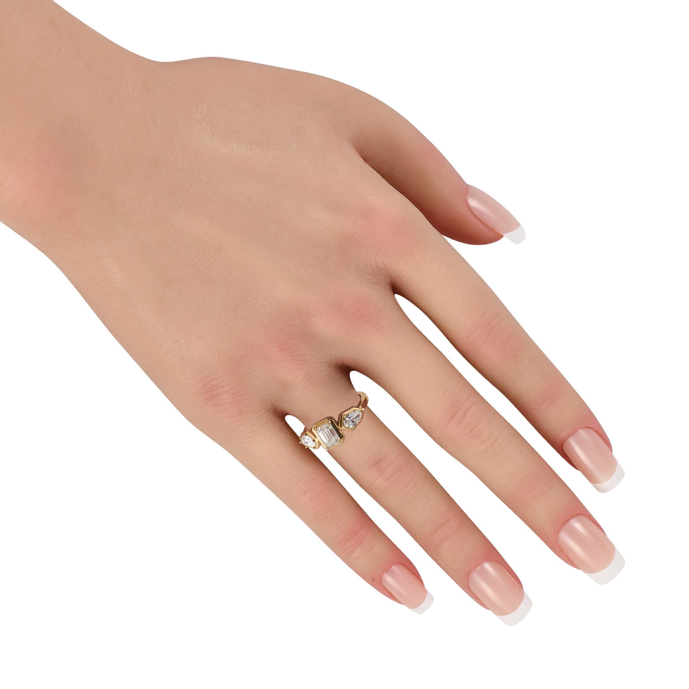 18K Yellow Gold 1.76ct Diamond Ring