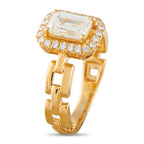 18K Yellow Gold 1.25ct Diamond Ring