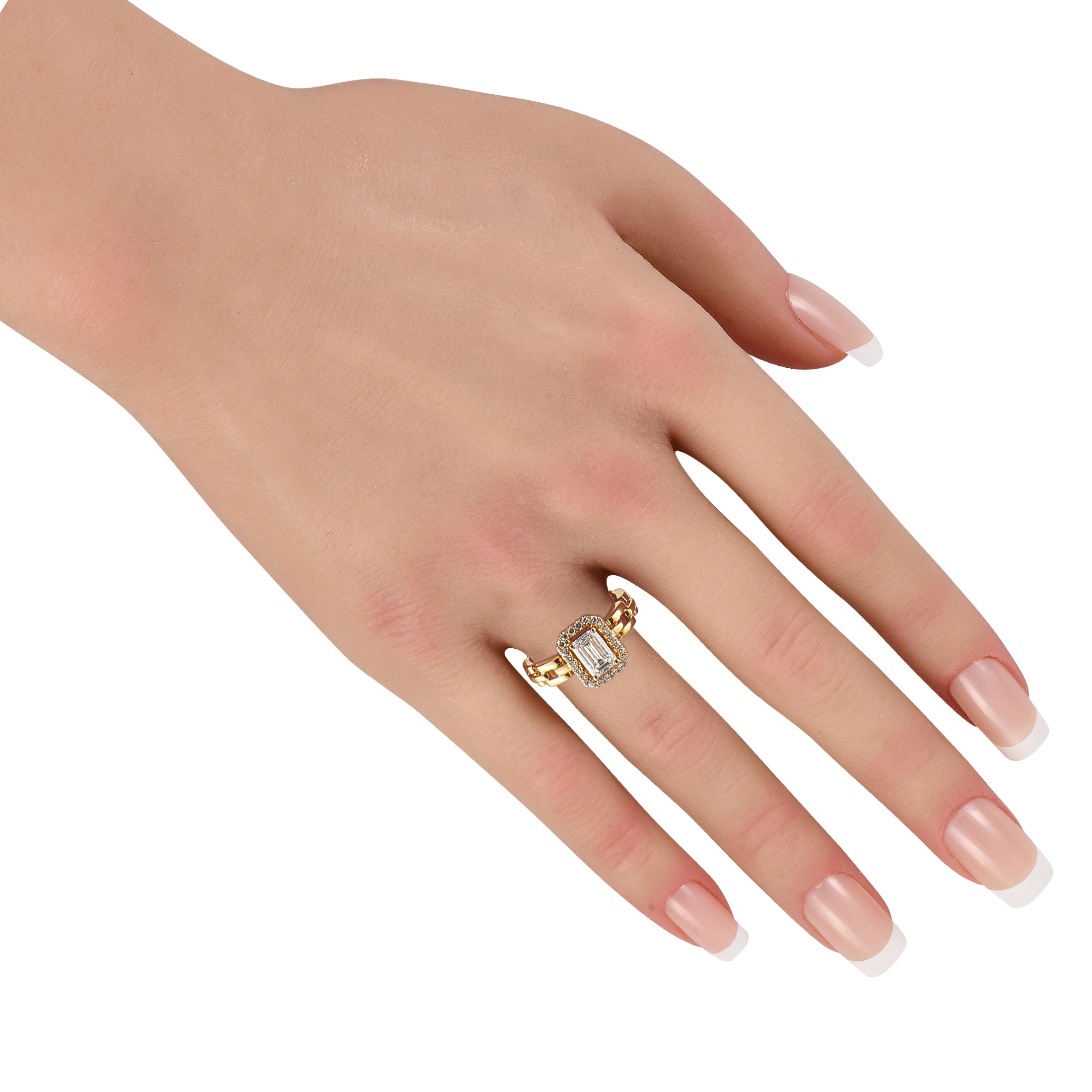 18K Yellow Gold 1.25ct Diamond Ring