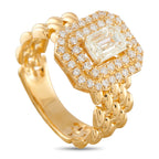18K Yellow Gold 1.30ct Diamond Ring