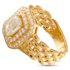 18K Yellow Gold 1.30ct Diamond Ring