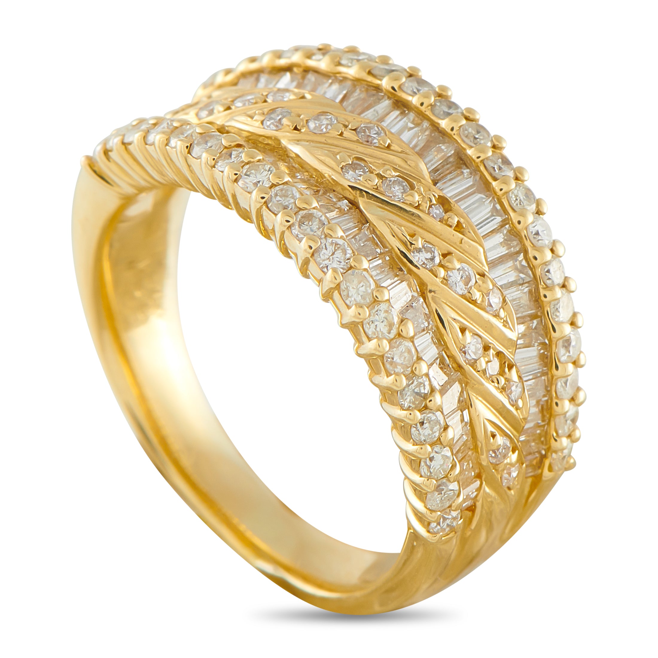 18K Yellow Gold 1.53ct Diamond Ring