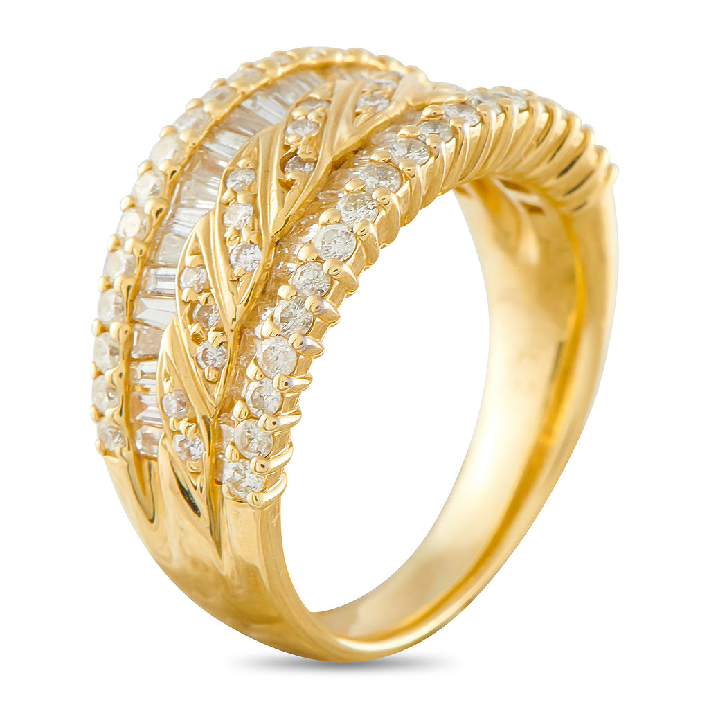 18K Yellow Gold 1.53ct Diamond Ring