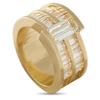 18K Yellow Gold 3.29ct Diamond Ring