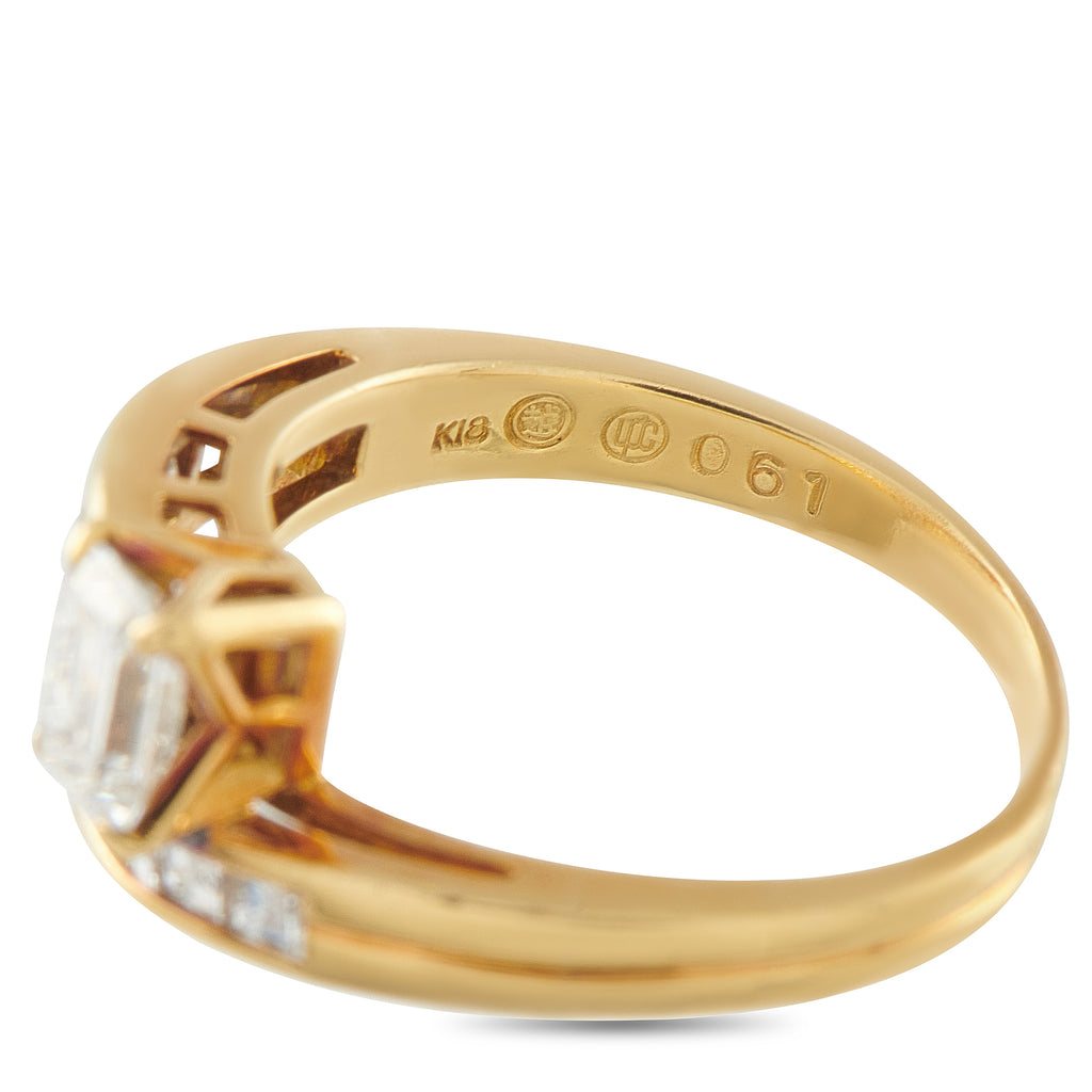 18K Yellow Gold 1.28ct Diamond Ring