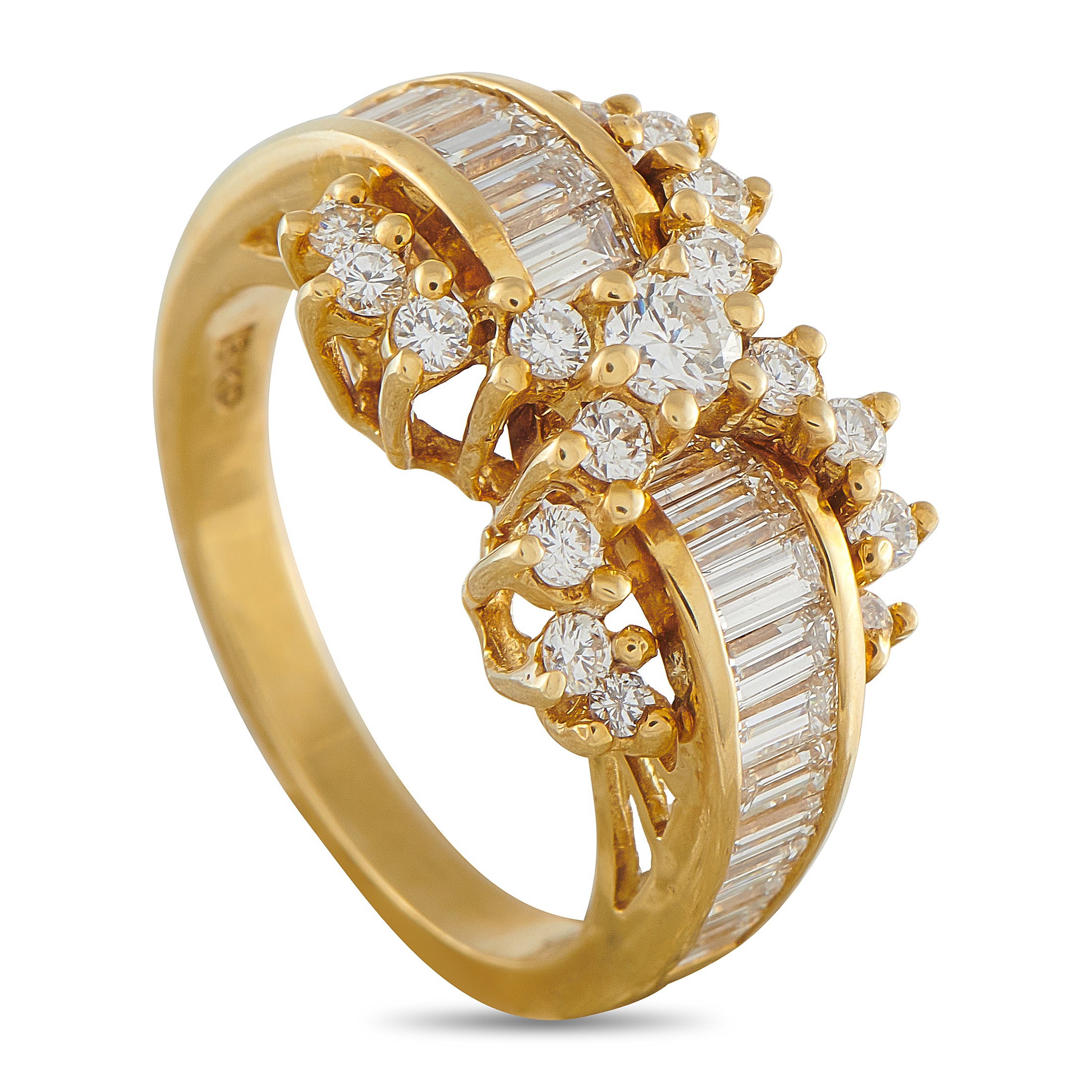18K Yellow Gold 1.40ct Diamond Ring