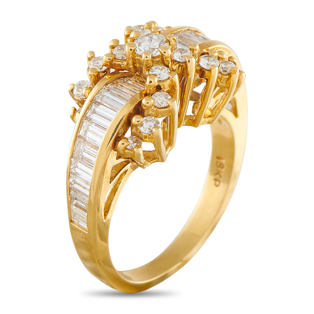 18K Yellow Gold 1.40ct Diamond Ring