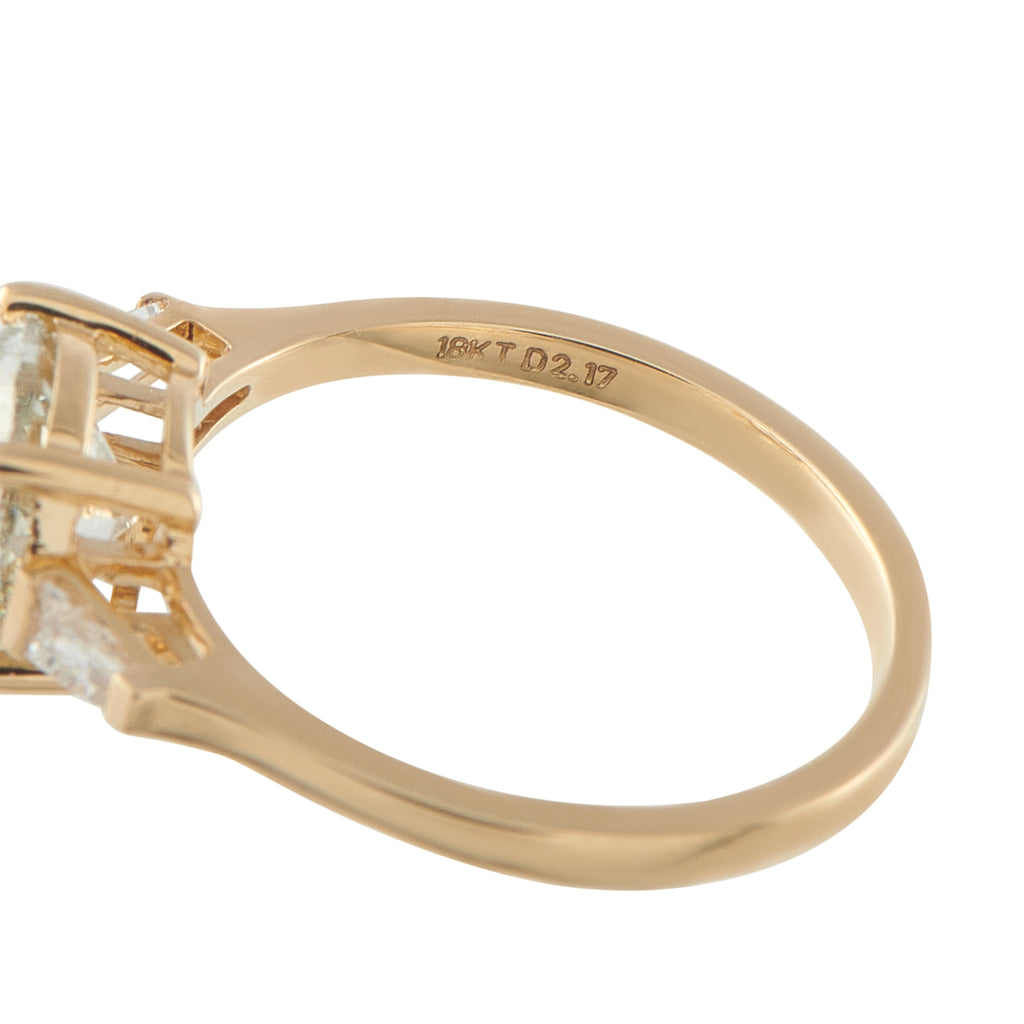 18K Yellow Gold 2.0ct Diamond Ring