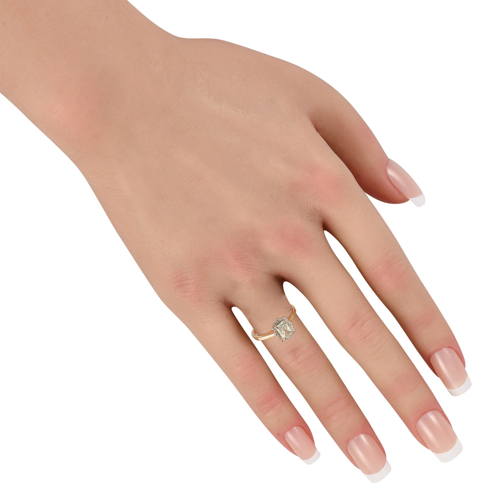 18K Yellow Gold 1.15ct Diamond Ring