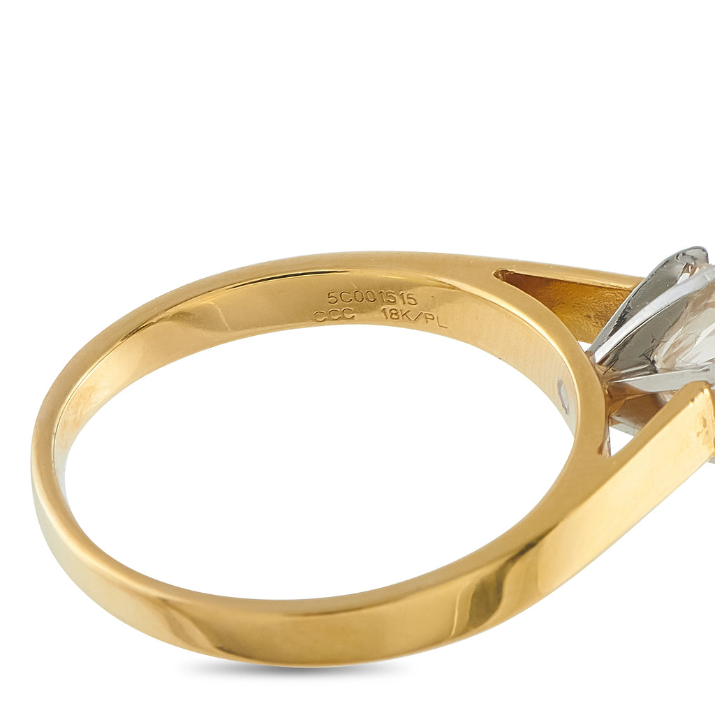 18K Yellow Gold 1.07ct Diamond Solitaire Ring