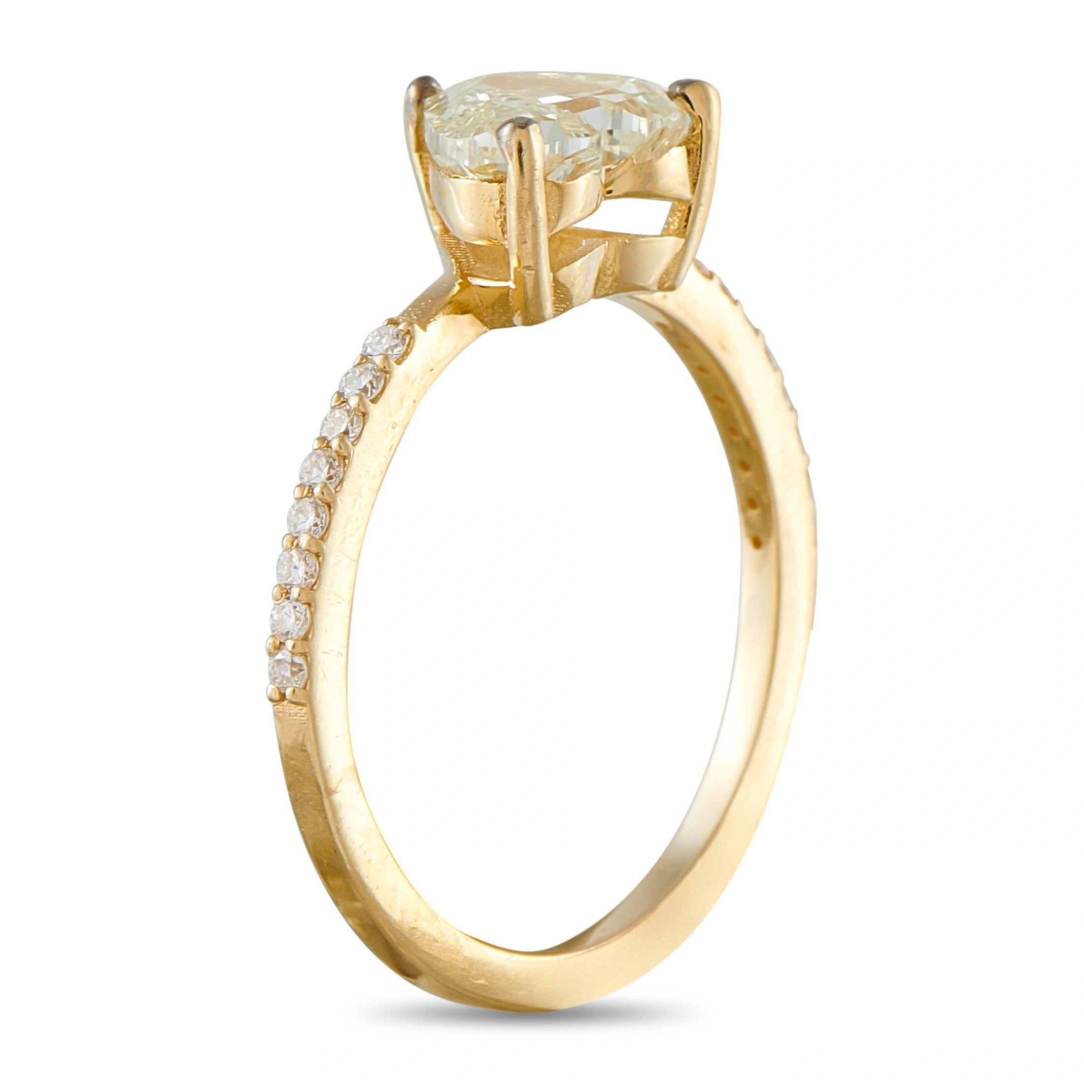 18K Yellow Gold 1.47ct Diamond Ring