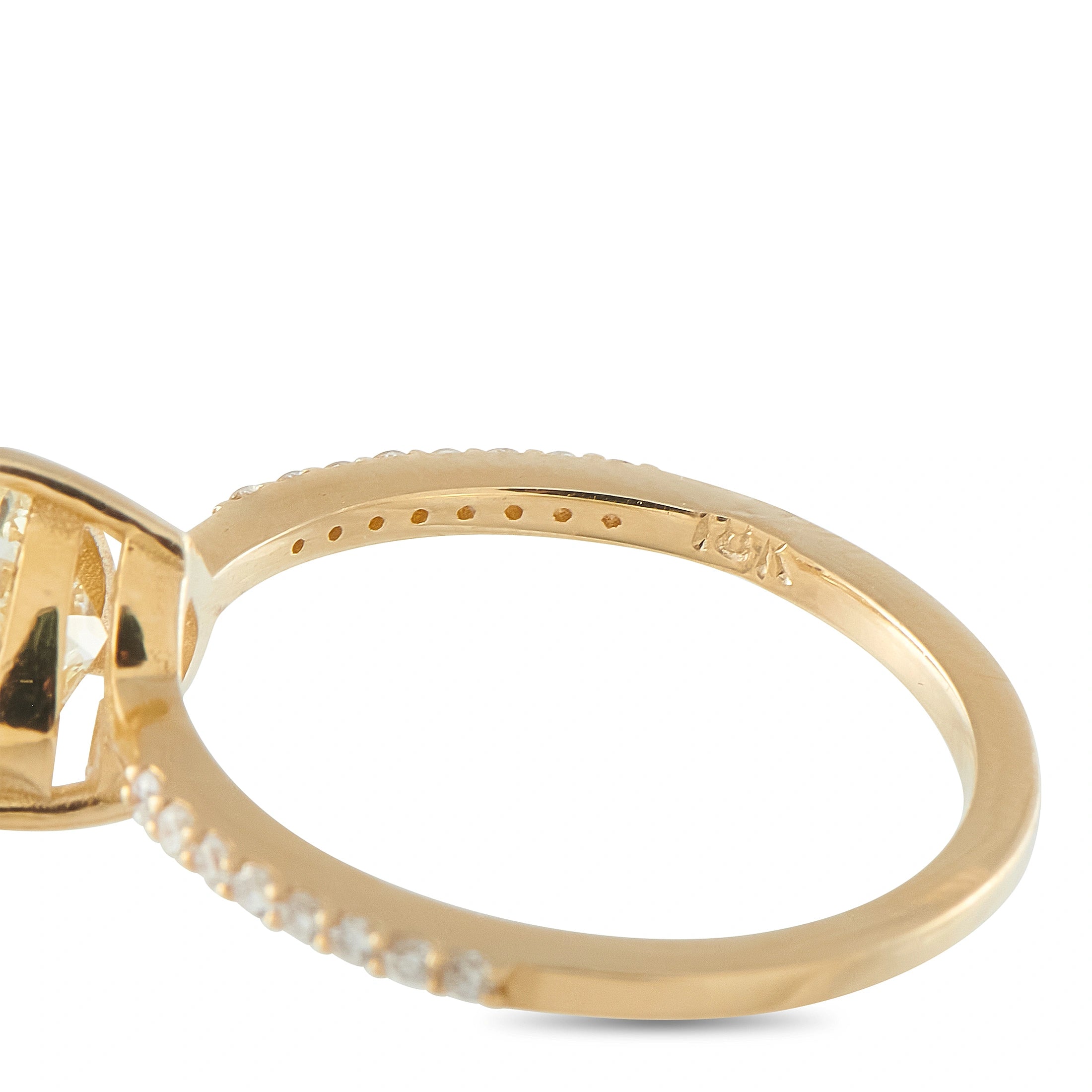 18K Yellow Gold 1.47ct Diamond Ring