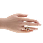 18K Yellow Gold 1.50ct Diamond and Ruby Ring