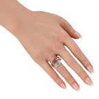 18K Yellow Gold 1.75ct Diamond and Ruby Cocktail Ring