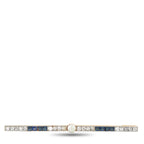 Antique 18K Yellow Gold 1.40ct Diamond and Sapphire Brooch
