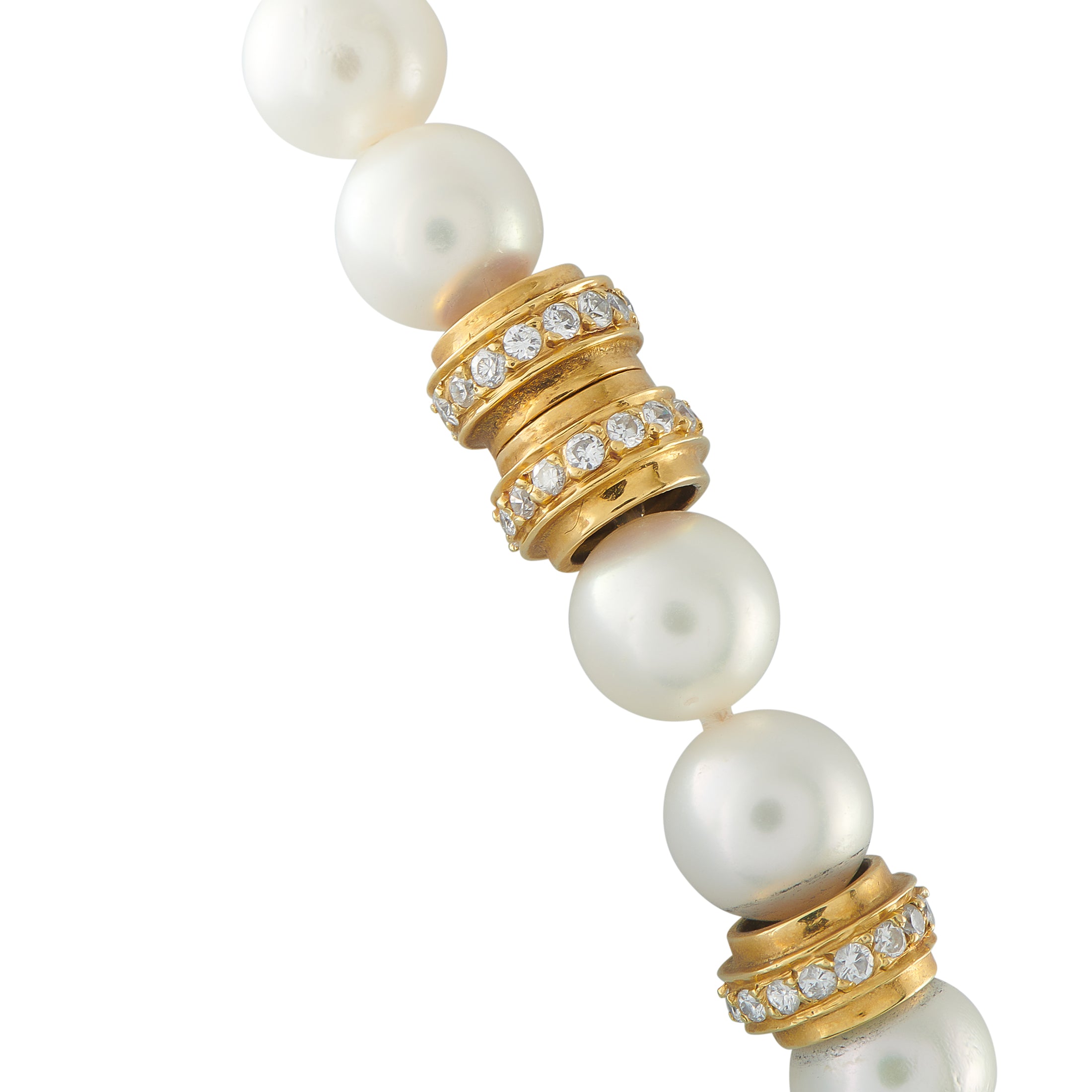 18K Yellow Gold 7.0ct Diamond and Sapphire Statement Necklace