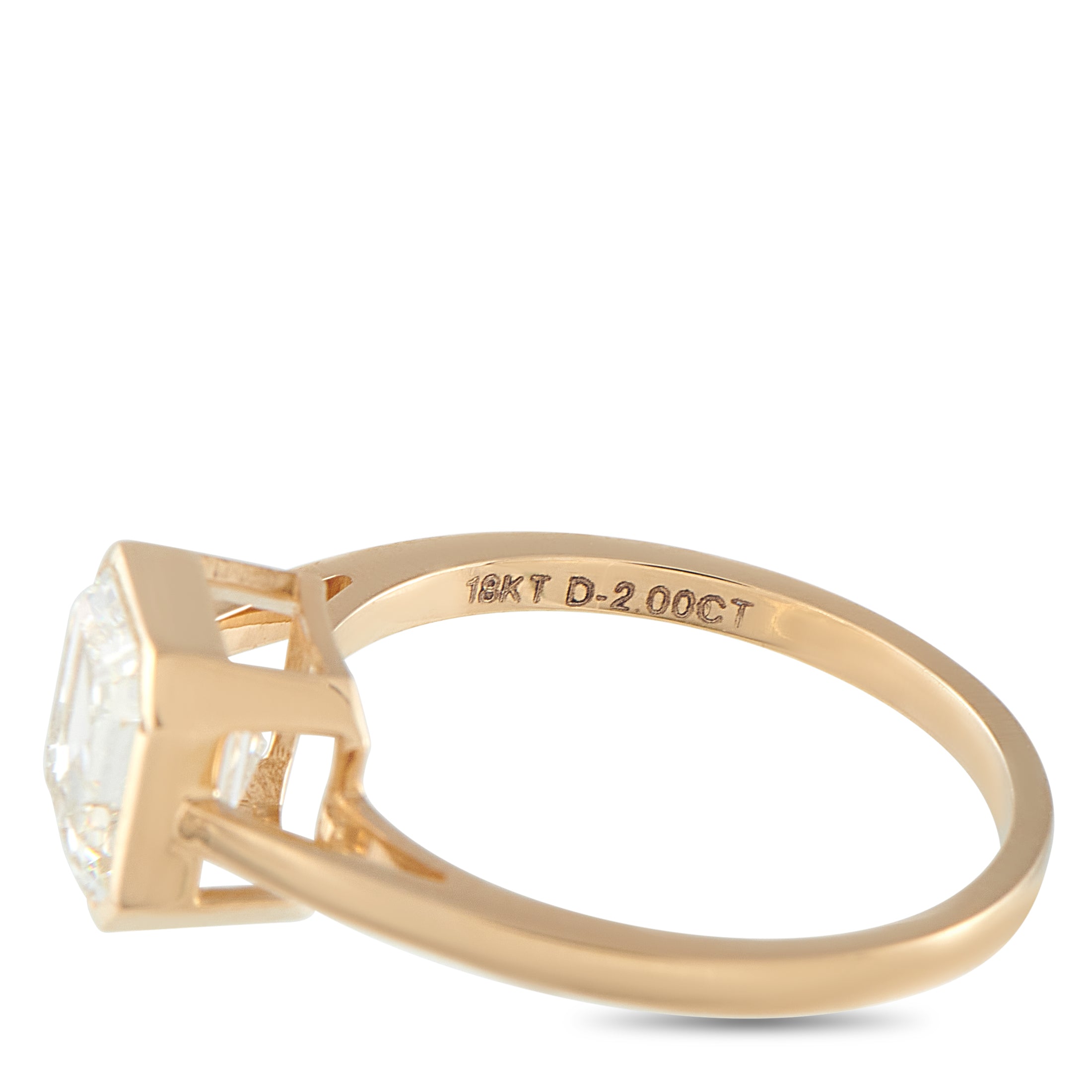 18K Yellow Gold 2.0ct Diamond Ring