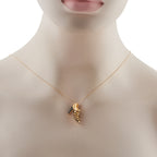 18K Yellow Gold Shoe Pendant