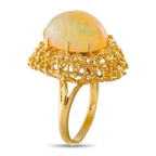 18K Yellow Gold 8.0ct Egyptian Opal Ring
