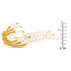 Exclusive 18K Yellow Gold Pearl Brooch