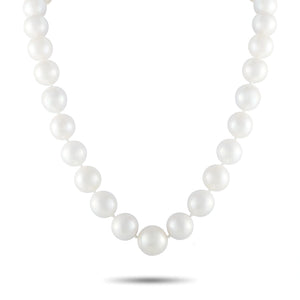 18K Yellow Gold Pearl Necklace